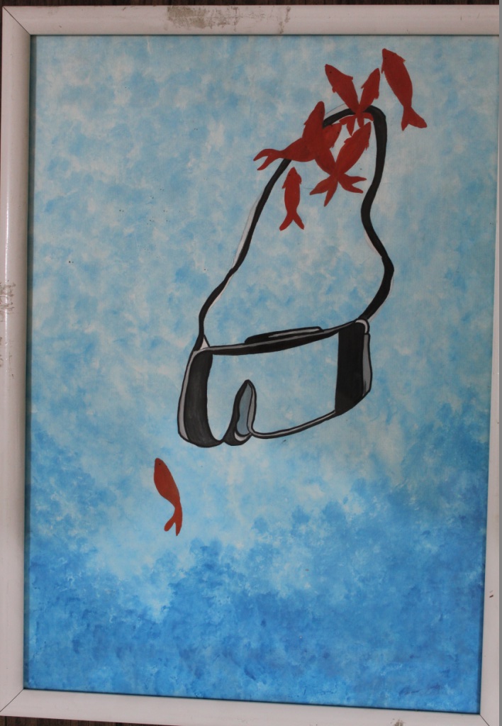 رتبه اول رشته نقاشی آبرنگ و رنگ روغن دوره دوم خانم مینو میراحمدی از دبیرستان دخترانه واحد ۱ دوره دوم مشهد مقدس